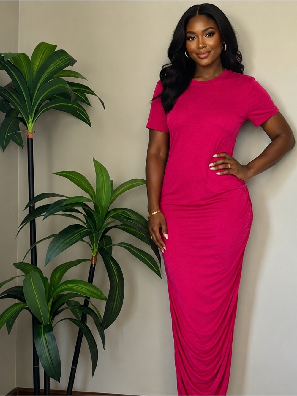 Pink dress